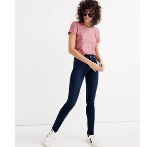Madewell 9" Mid-Rise Skinny Jeans in Larkspur Wash: TENCEL Denim Edition size 25